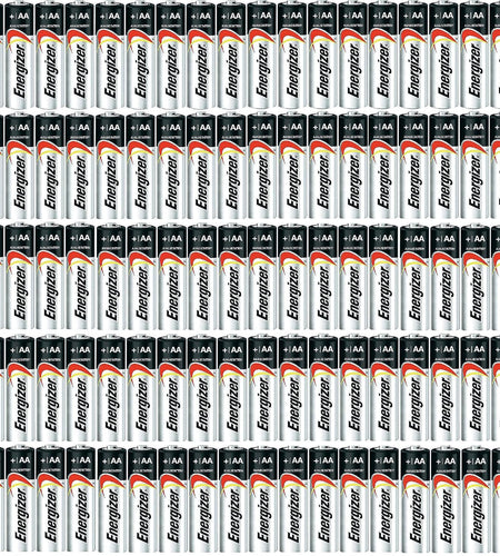 AA Max Alkaline E91 Batteries Made in USA - Expiration 12/2024 or Later - 100 Count